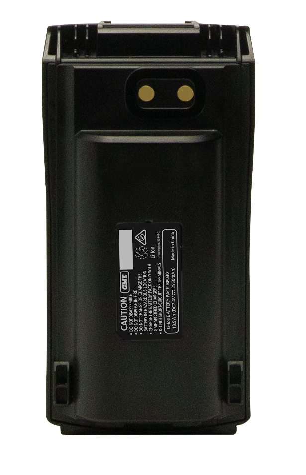 GME BP030 2550mAh lithium-ion battery pack for XRS-660 UHF CB handheld radio
