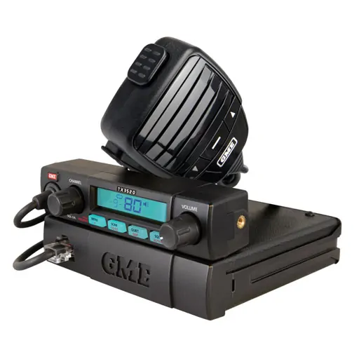 GME TX3520S 5W remote head UHF CB radio with heavy duty microphone and ScanSuite