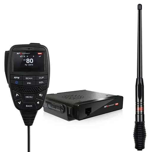 GME XRS-370C4P XRS Connect UHF CB 4WD Pack with radio and antenna