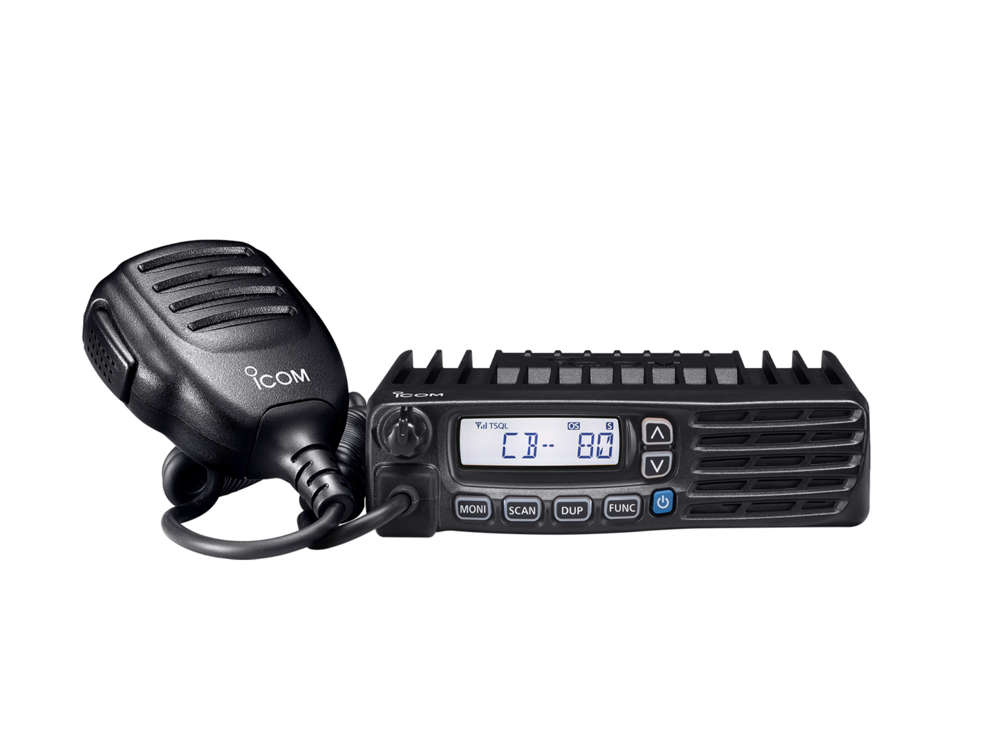 Icom IC-410PRO 80 channel UHF CB mobile radio with active noise cancelling microphone