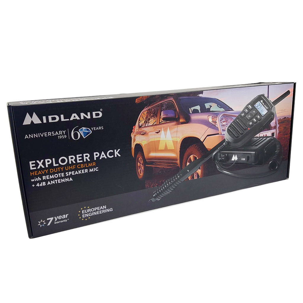 Midland PRO902 UHF Radio Explorer Pack