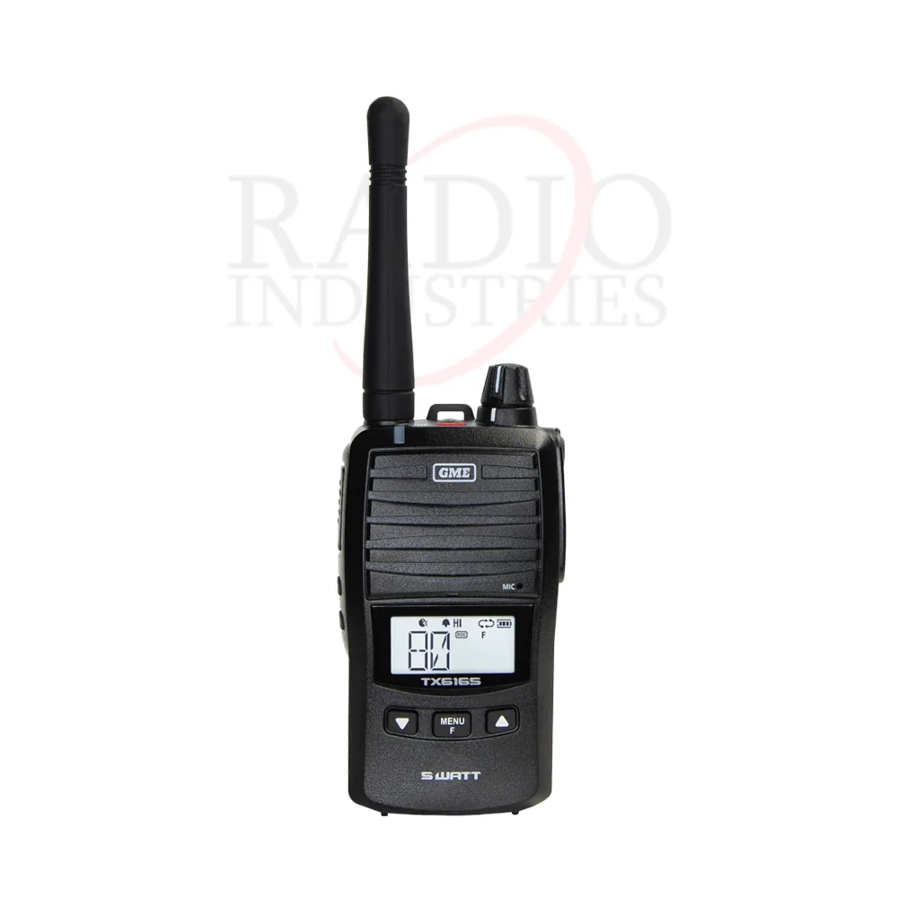 GME TX6165 5/1W UHF CB Handheld Radio with Accessories